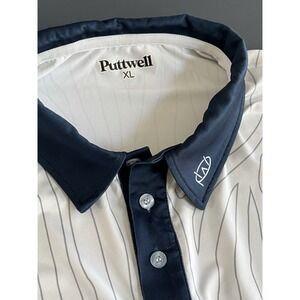 Puttwell Mens XL Golf Polo Moisture Wicking Stretch Shirt RARE